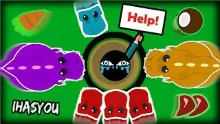 Mope.io T-REX GANG TRAP DRAGONS! KARMA COMEBACK! (Mope.io Funny Trolling)