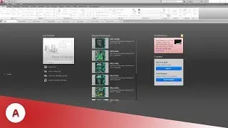 Learn AutoCAD - Start Menu