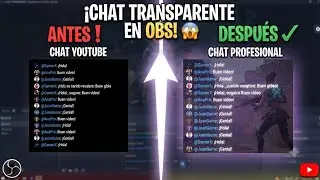 Cómo poner chat de youtube transparente en OBS (Guía Definitiva 2026)