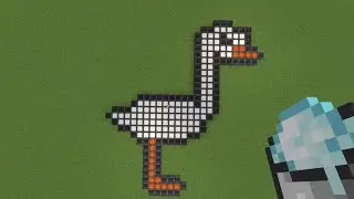 Goose | How To Draw in Minecraft ? | Pixel Art