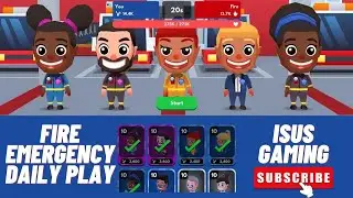 Idle firefighter tycoon Fire emergency Gameplay 