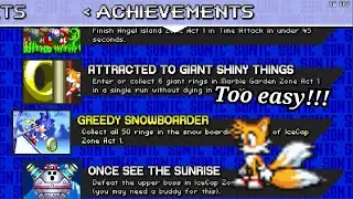 sonic 3 air (achievement guide) greedy snowboarder