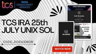 FULLY EXPLAINED |TCS IRA PYTHON 25TH JULY SOL|TCS PRA PYTHON|TCS CPA|TCS OPA|TCS PYTHON|CPA SBQ ​