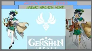 Painting Venti(Ameno)|Archon painting series|Genshin impact