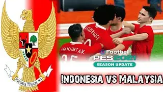 PES 2017 PATCH 2021 | PES Gameplay Indonesia vs Malaysia