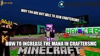 HOW TO INCREASE THE MANA IN CRAFTERSMC SKYBLOCK #craftersmc #satnetwork #stnetwork #wenpixel ..