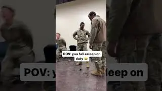 He got caught sleeping