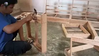 tutorial membuat rangka sofa L putus terbaru _sofa minimalis
