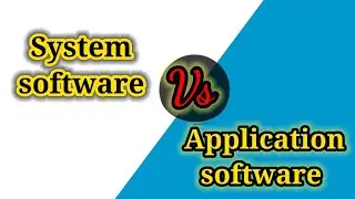 System software and application software in Urdu / Hindi.