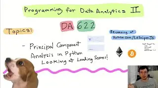 Looking at Principal Component Analysis Loading Scores in Python