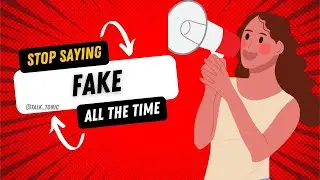 You’re still saying ‘fake’? 😬 Let’s fix that.😎 #english #shorts #education #vocabulary