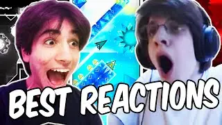 [2024] The BEST Reactions to Beating the Top 20 Demons || Geometry Dash