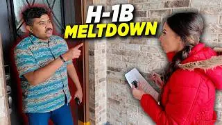 He LOST IT After I Exposed His H-1B Company