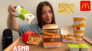 ASMR McDonald's Mukbang | Big Mac, Nuggets, Fries & Apple Pie + Q&A