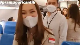 Kesibukan Pramugari Super Air Jet Di Dalam Pesawat @pramugari.indonesia326