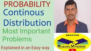 Continous Distribution Problems 