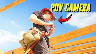 Building a HOUSE in ONE DAY || Carpenter POV