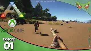 Ark Survival Evolved on Xbox One - Ep 01 - Learning Controls - Let's Play