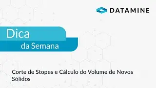 Corte de Stopes e Cálculo do Volume de Novos Sólidos | Dica da Semana Brasil