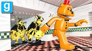 FIVE NIGHTS AT FREDDY'S GMOD: 3D FREDDY FAZBEAR VS BRUTE BORIS ARMY!