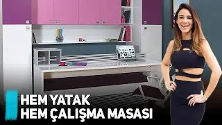 KÜÇÜK ODALAR İÇİN HARİKA ÇÖZÜM! AKILLI MOBİLYALAR!