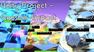 유니티 RPG 게임 캐릭터 -  GanShin-Impact