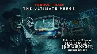 Terror Tram: The Ultimate Purge Reveal | Halloween Horror Nights 2021 