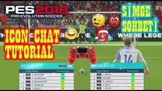 PES 2018 ICON CHAT AND PENALTY SHOTOUT