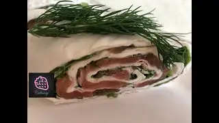 Рулет Из Лаваша с Рыбой