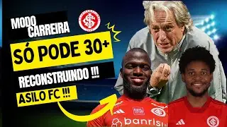 RECONSTRUINDO O ASILO FC COM O INTERNACIONAL (SÓ 30+) SERÁ QUE VEM TITULOS? PES2021 PATCH ATUALIZADO