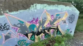Graffiti under overpass in Utica, NY - Exploring