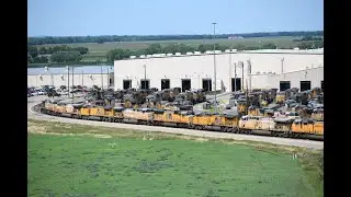 Inside the Worlds largest Rail yard Union pacific Bailey yard North Platte, Nebraska