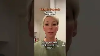 Vagus Nerve Stimulation with eye movements. Relax 