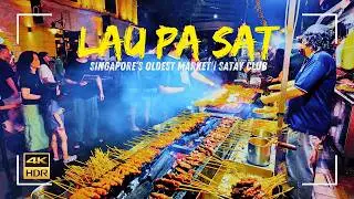 Singapore's BEST Satay Street! Lau Pa Sat Food Tour