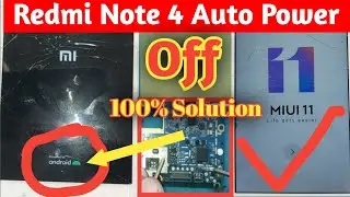 Redmi Note 4 Auto Restart Solution//Mi Note 4 Booting Off Dead problem solution//logo off solution