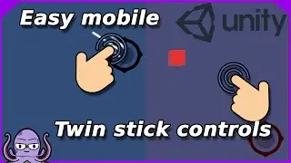 Easy mobile twin stick controls  | Unity tutorial