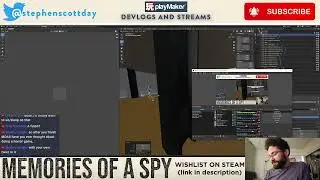 Memories of a Spy DEV STREAM (Unity + PlayMaker + Blender)
