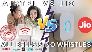 Jio GigaFiber Vs Airtel Broadband |Speedtest 100Mbps | Which is better?😍