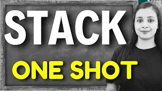 Stack - Data Structure | BEST LECTURE | Complete Chapter in One Class | Class 12 CS | Lovejeet Arora