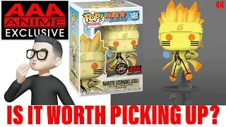 Naruto Uzumaki Kurama Link Mode Glow CHASE Funko POP! 