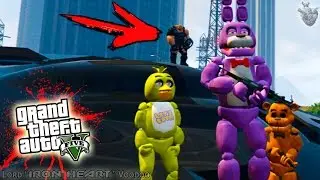 ГТА 5 МОДЫ! КАК АНИМАТРОНИКИ FIVE NIGHTS AT FREDDY'S ОБНАРУЖИЛИ ПОДОПЫТНОГО НА НЛО! ВИДЕОGTA V! 