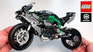 Обзор Lego Technic 42170 Kawasaki Ninja H2R Motorcykel