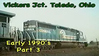 Vickers Jct. Compilation early 1990's Part 3 - Jon B. Rails Video