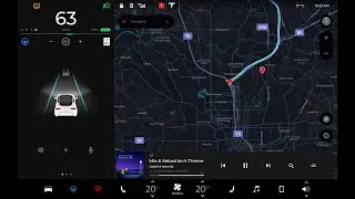 Tesla Model 3 Dashboard with QT QML With Map integration  |  Tesla Model 3 Dashboard with QT QML