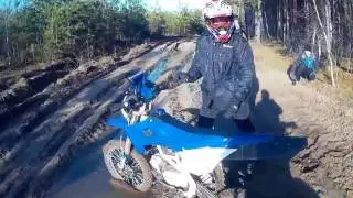 Покатушки на ттр 125 , каё и зид пилот 50.