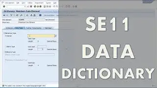 Learn SAP ABAP - SE11 Data Dictionary - Create A SAP Table