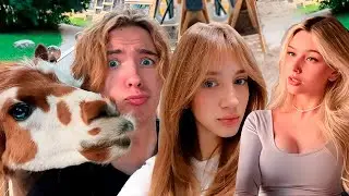 ENZAI WALKS CHICKS AMONG ANIMALS / Zoo stream enzzai 7angelinka whylollycry mugretnug