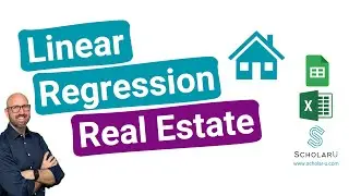 Introduction to Linear Regression using Spreadsheets with Real Estate Data