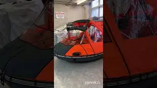 Тент КОМБИ №1+Тарга на лодку SKAT 450Fi оранжевый