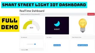 Smart Street Light Management Portal | IOT PROJECT DEMO
